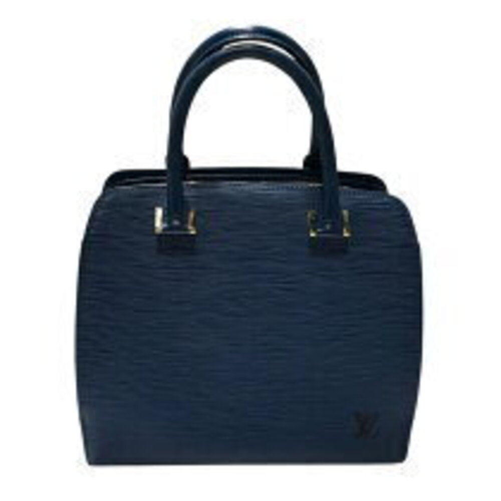 Louis Vuitton Pont Neuf Blue Epi Leather Handbag